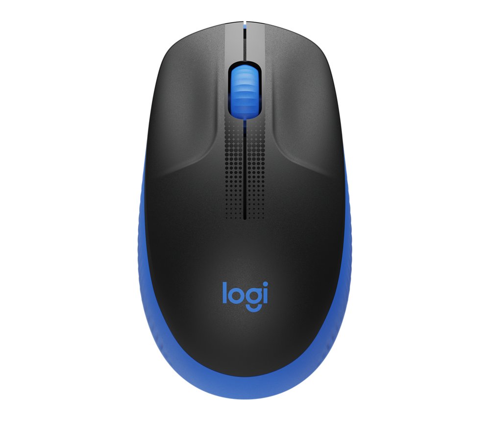 Logitech M190 | Draadloze Muis | Links- en Rechtshandig | RF | 1000 DPI | Zwart/Blauw 1 Logitech M190 | Draadloze Muis | Links- en Rechtshandig | RF | 1000 DPI | Zwart/Blauw