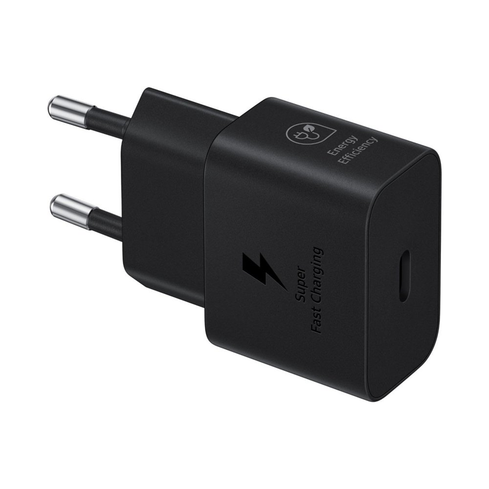 Samsung 25W USB-C Adapter | Fast Charge Oplader | Zwart 1 Samsung 25W USB-C Adapter | Fast Charge Oplader | Zwart