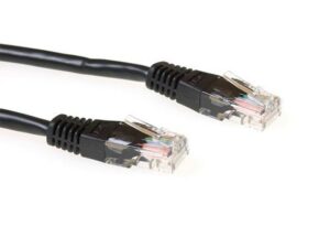 ACT netwerkkabel | Cat6 | U/UTP (UTP) | 10 m | Zwart