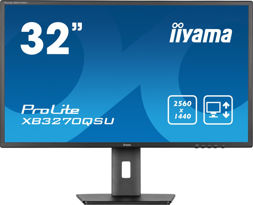 iiyama ProLite XB3270QSU-B1 32'' | 2560x1440 QHD IPS | 100Hz | HDMI DisplayPort | 3ms | Monitor 1 iiyama ProLite XB3270QSU-B1 32'' | 2560x1440 QHD IPS | 100Hz | HDMI DisplayPort | 3ms | Monitor