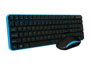 QWARE Wireless Waterford Toetsenbord + Muis Blauw