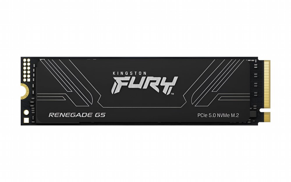Kingston Fury Renegade G5 | 2TB NVMe SSD | M.2 | Gen5 | 14.700MB/s Lezen | 14.000MB/s Schrijven 1 Kingston Fury Renegade G5 | 4TB NVMe SSD | M.2 | Gen5 | 14.800MB/s Lezen | 14.000MB/s Schrijven