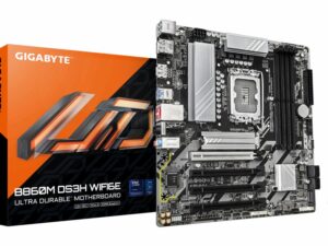 Gigabyte B860M DS3H WIFI6E | Socket LGA 1851 (V1) | Intel B860 | 4xDDR5 | Micro ATX | Moederbord