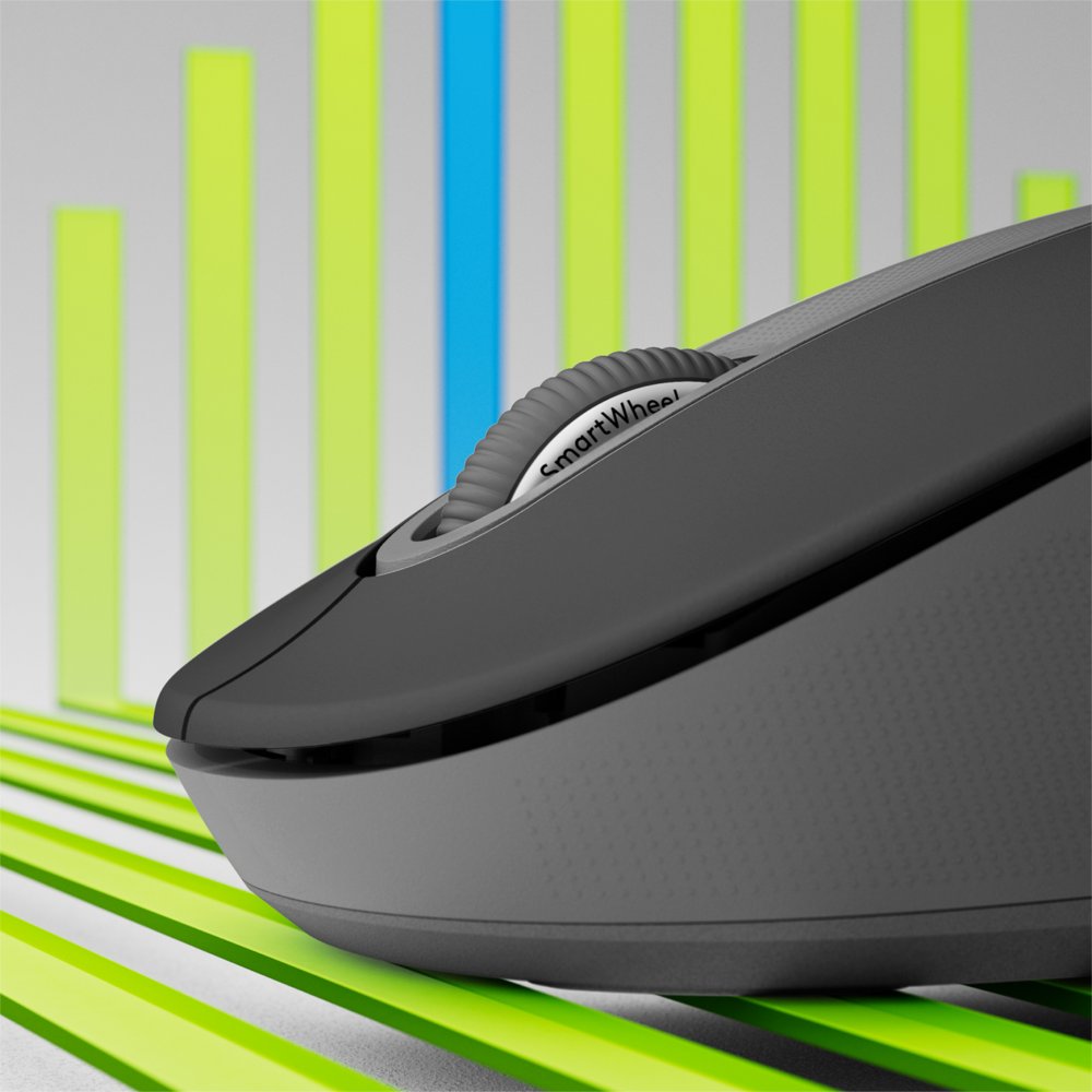 Logitech Signature M650 for Business | Draadloze Muis | Rechtshandig | RF + Bluetooth | 4000 DPI | Grafiet 5 Logitech Signature M650 for Business | Draadloze Muis | Rechtshandig | RF + Bluetooth | 4000 DPI | Grafiet - Afbeelding 5