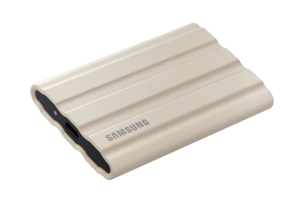 Samsung T7 Shield | Externe SSD | 2TB | USB 3.2 Gen2 | 1.050MB/s Lezen | 1.000MB/s Schrijven | Beige 5 Samsung T7 Shield | Externe SSD | 2TB | USB 3.2 Gen2 | 1.050MB/s Lezen | 1.000MB/s Schrijven | Beige - Afbeelding 5