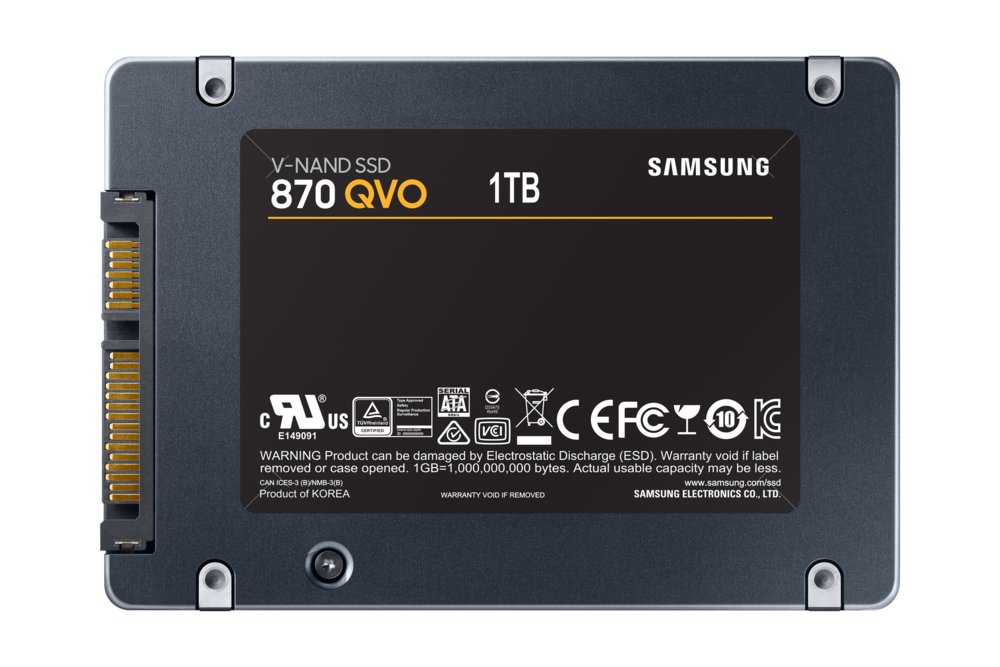 Samsung 870 QVO | 1TB SATA SSD | 2.5'' | 560MB/s Read | 530MB/s Write 2 Samsung 870 QVO | 1TB SATA SSD | 2.5'' | 560MB/s Read | 530MB/s Write - Afbeelding 2