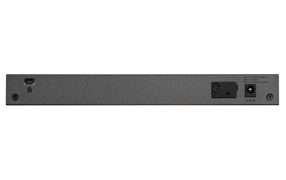 NETGEAR GS108LP | Unmanaged Switch | 8 Poorten | Gigabit Ethernet (10/100/1000 Mbps) | 8x PoE+ (60W) | FlexPoE | Fanless | 1U Rackmount 6 NETGEAR GS108LP | Unmanaged Switch | 8 Poorten | Gigabit Ethernet (10/100/1000 Mbps) | 8x PoE+ (60W) | FlexPoE | Fanless | 1U Rackmount - Afbeelding 6
