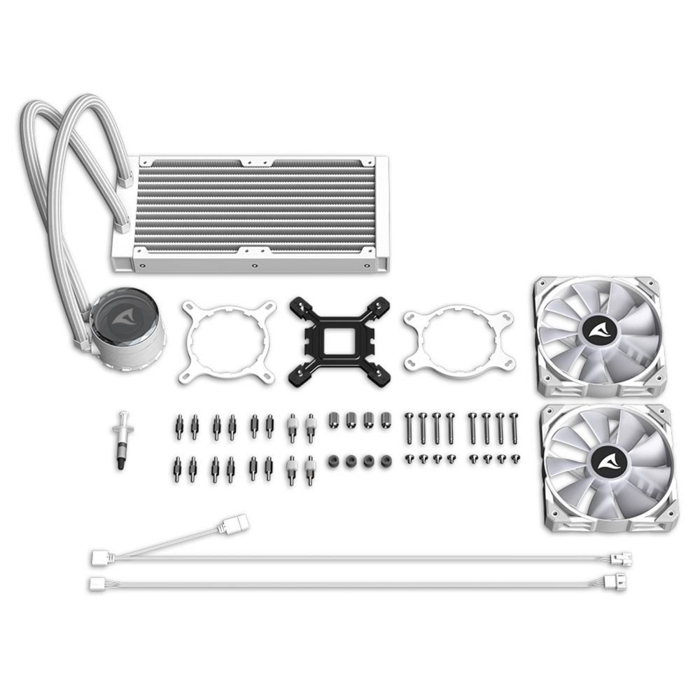 Sharkoon S80 RGB 240mm | White Edition | All-in-One CPU Waterkoeler 15 Sharkoon S80 RGB 240mm | White Edition | All-in-One CPU Waterkoeler - Afbeelding 15