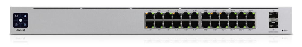 Ubiquiti Networks UniFi Pro | Managed L2/L3 Switch | 24 Poorten | Gigabit Ethernet (10/100/1000 Mbps) | PoE | 1U Rackmount | Zilver 1 Ubiquiti Networks UniFi Pro | Managed L2/L3 Switch | 24 Poorten | Gigabit Ethernet (10/100/1000 Mbps) | PoE | 1U Rackmount | Zilver