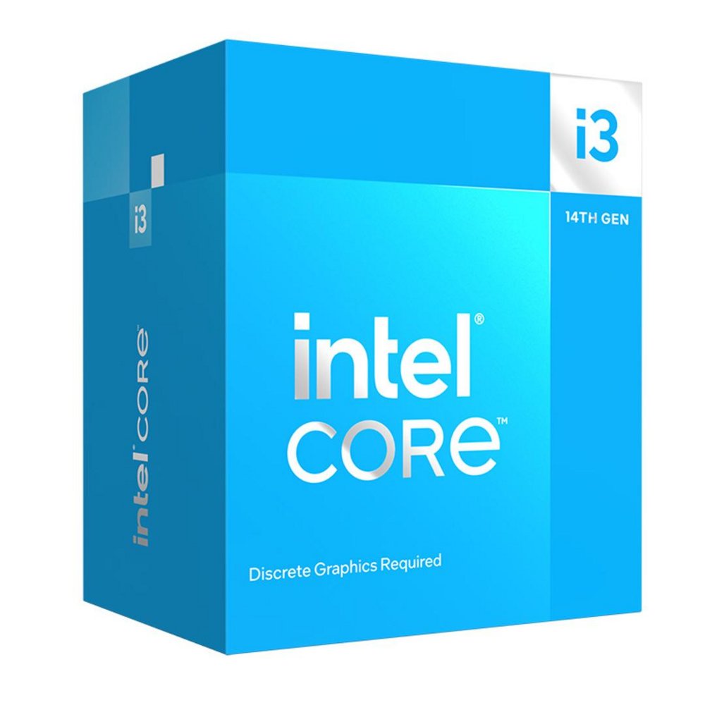 Intel Core i3-14100F | 4 Core | 3,5GHz (4,7GHz Turbo) | LGA 1700 | Processor | CPU 1 Intel Core i3-14100F | 4 Core | 3