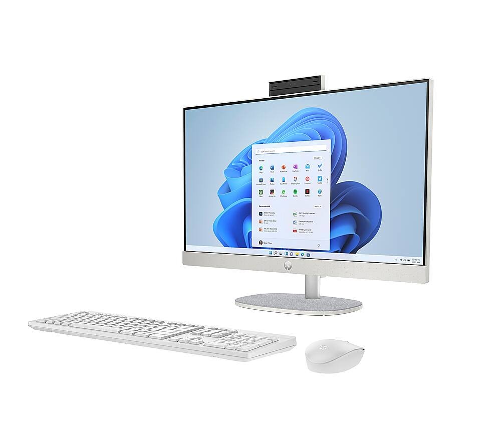HP All-in-One 24-cr0037ny | 23,8" Full HD IPS | AMD Ryzen 5 7520U | 8GB LPDDR5 | 512GB SSD | Windows 11 Professional | Inclusief Toetsenbord en Muis 1 HP All-in-One 24-cr0037ny | 23