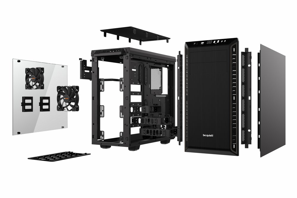 be quiet! Pure Base 600 Window | Midi Tower Case | Zwart 3 be quiet! Pure Base 600 Window | Midi Tower Case | Zwart - Afbeelding 3