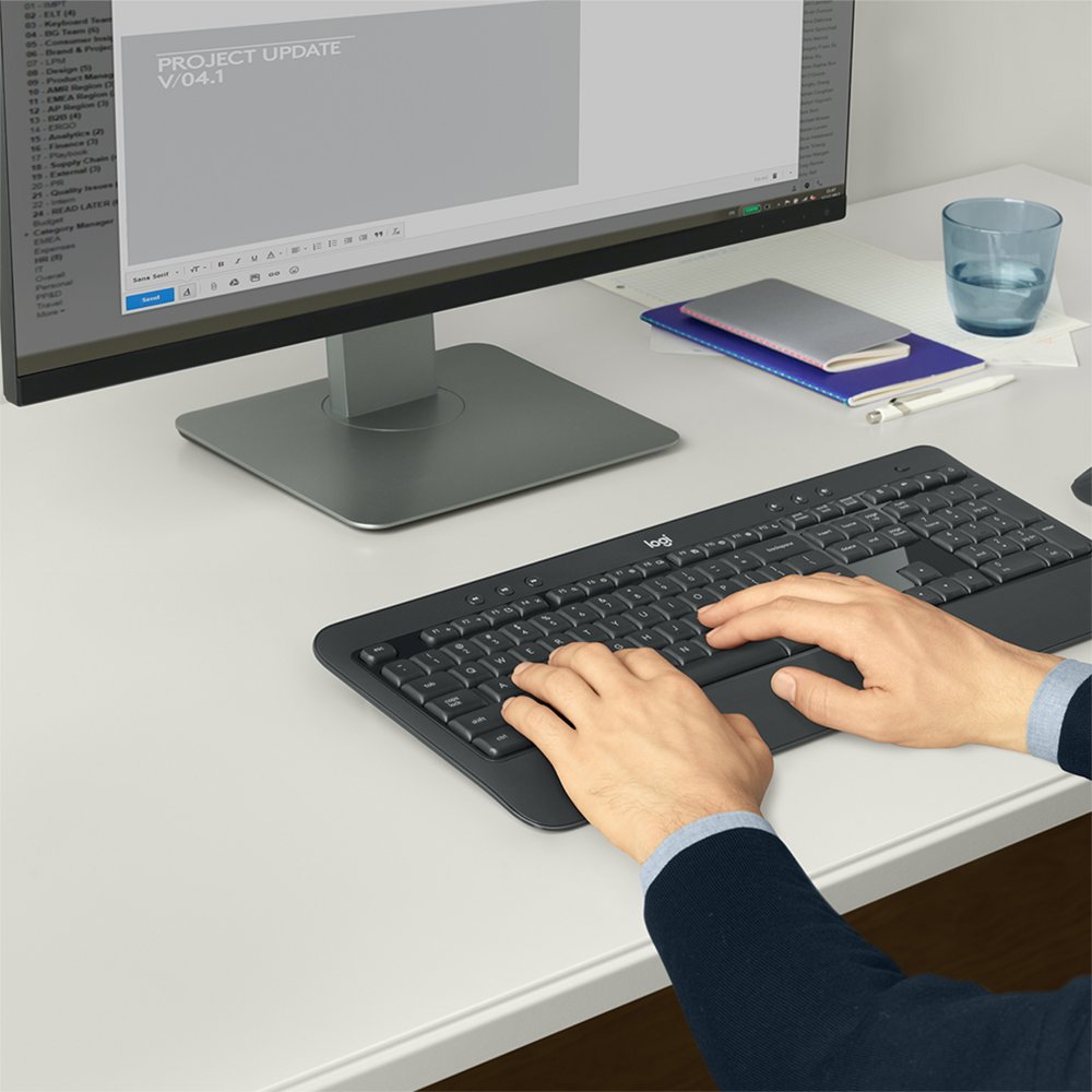 QWERTZ | Logitech MK540 Advanced | Draadloze Muis en Toetsenbordcombo | QWERTZ 3 QWERTZ | Logitech MK540 Advanced | Draadloze Muis en Toetsenbordcombo | QWERTZ - Afbeelding 3
