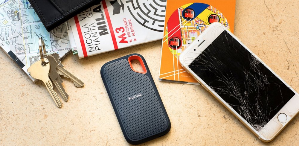 SanDisk Extreme Portable | Externe SSD | 2000GB | USB 3.2 | Zwart | Compact & Robuust 5 SanDisk Extreme Portable | Externe SSD | 2000GB | USB 3.2 | Zwart | Compact & Robuust - Afbeelding 5
