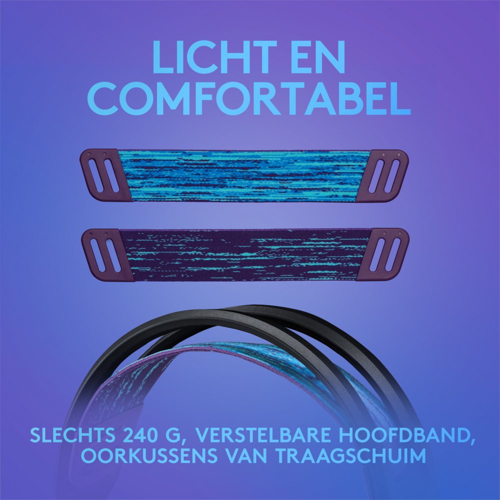 Logitech G335 | On-Ear Gaming Headset 3,5mm Connector | Zwart 5 Logitech G335 | On-Ear Gaming Headset 3,5mm Connector | Zwart - Afbeelding 5