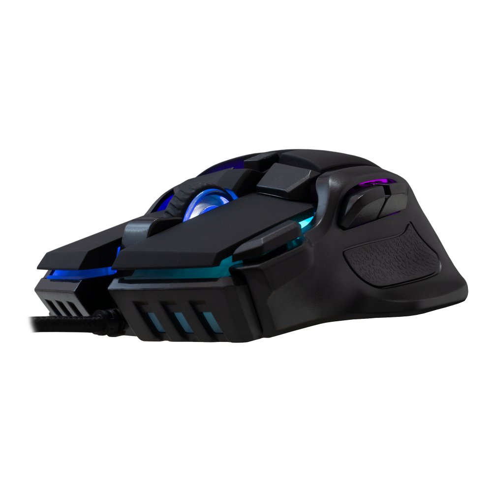 Baracuda PIRANHA RGB | Bedrade Gaming Muis | USB-A | 7200 DPI | Zwart 4 Baracuda PIRANHA RGB | Bedrade Gaming Muis | USB-A | 7200 DPI | Zwart - Afbeelding 4