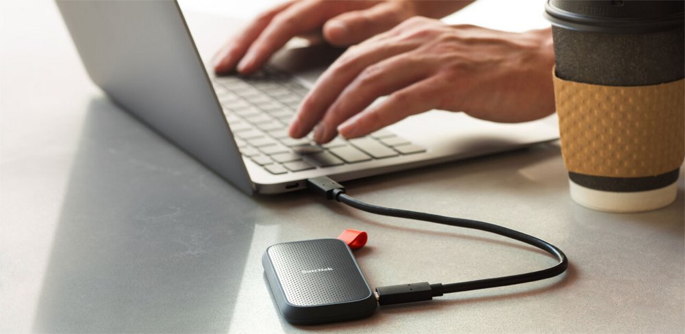 SanDisk Portable | Externe SSD | 480GB | USB 3.2 | Blauw | Compact & Betrouwbaar 6 SanDisk Portable | Externe SSD | 480GB | USB 3.2 | Blauw | Compact & Betrouwbaar - Afbeelding 6