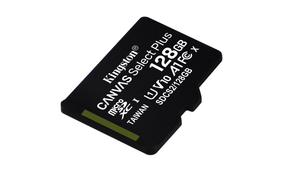 Kingston Canvas Select Plus | MicroSDXC | 128GB | Class 10 | UHS-I U1 2 Kingston Canvas Select Plus | MicroSDXC | 128GB | Class 10 | UHS-I U1 - Afbeelding 2