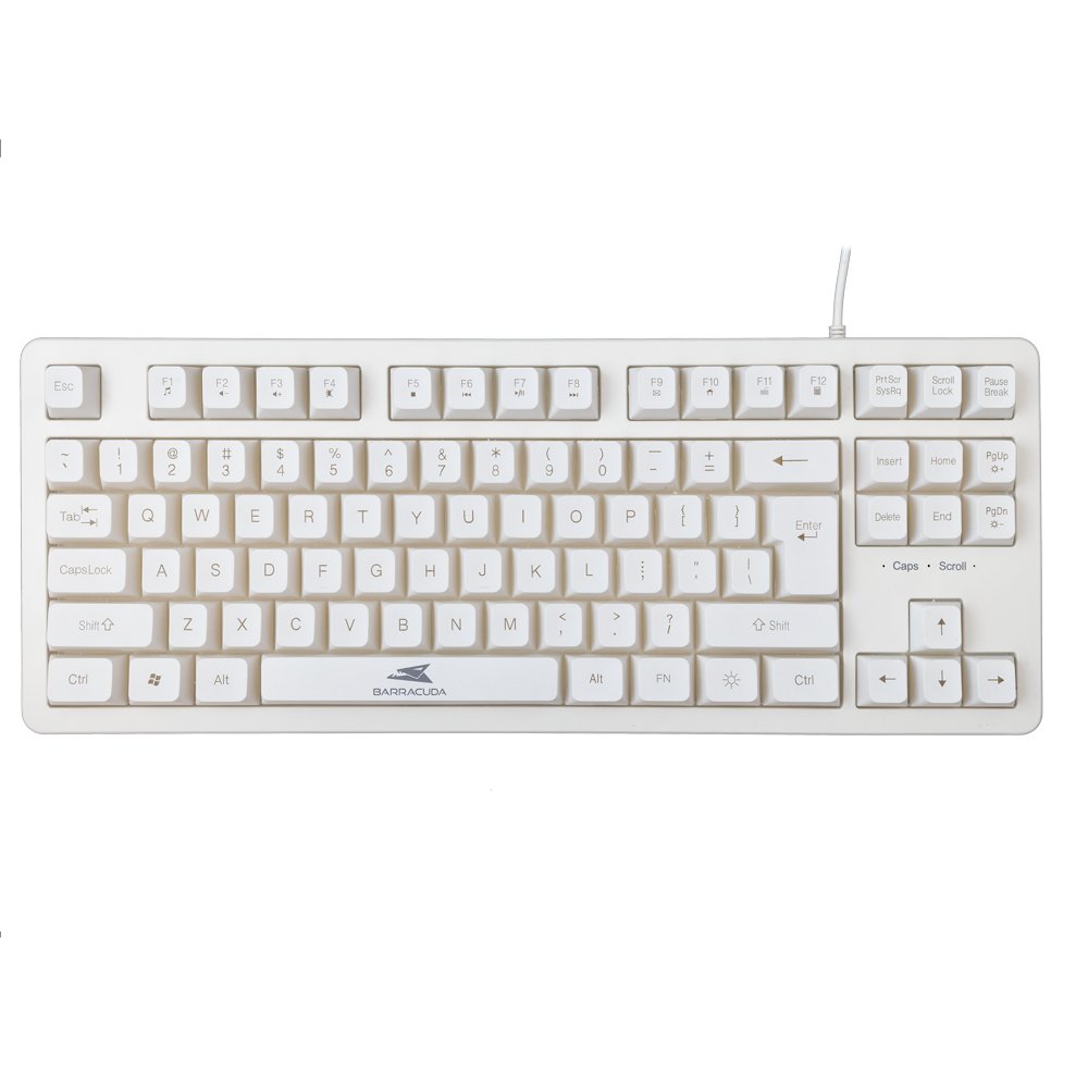 Baracuda KRILL RGB | Tenkeyless Bedraad Gaming Toetsenbord | QWERTY | Wit 7 Baracuda KRILL RGB | Tenkeyless Bedraad Gaming Toetsenbord | QWERTY | Wit - Afbeelding 7