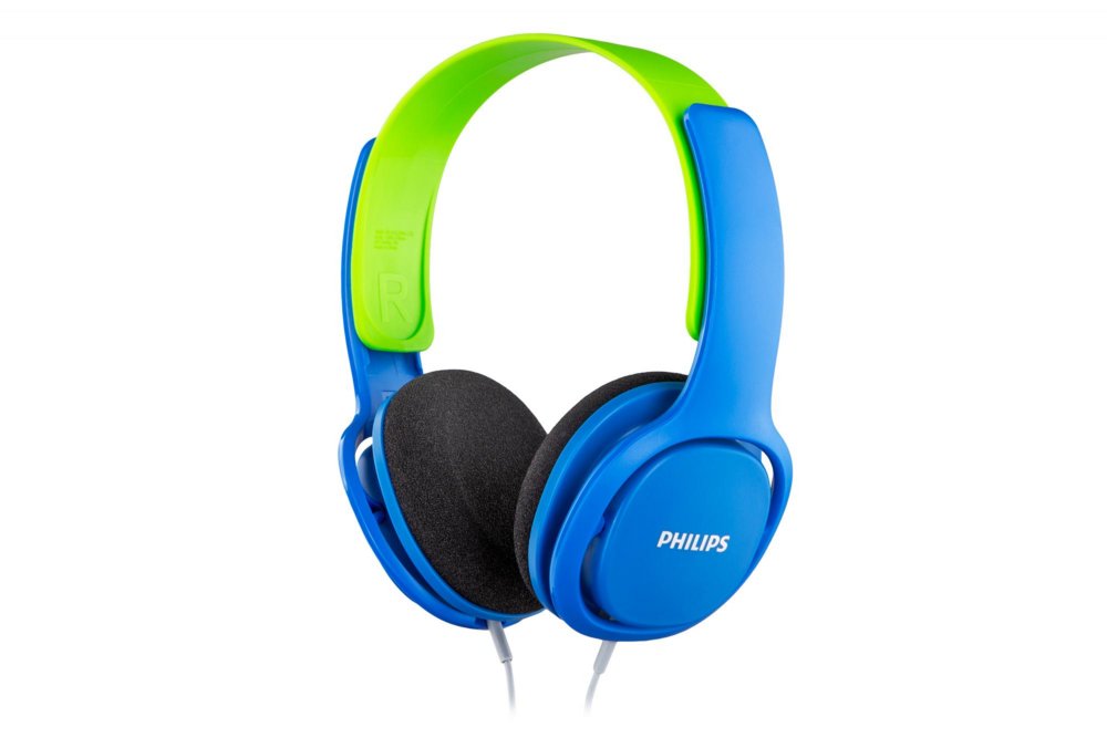 Philips Kinderheadset SHK2000 | Bedrade On-ear Headset 3.5mm Connector | Blauw & Groen 1 Philips Kinderheadset SHK2000 | Bedrade On-ear Headset 3.5mm Connector | Blauw & Groen