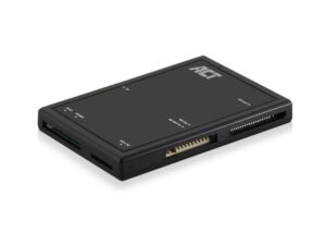 ACT AC6370 | USB 3.2 Gen1 Geheugenkaartlezer | Type-A | Zwart