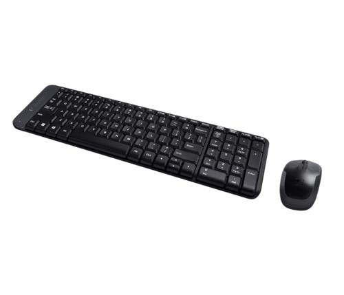 Logitech MK220 | Draadloze Desktop Set | Compact Toetsenbord + Muis | Zwart 3 Logitech MK220 | Draadloze Desktop Set | Compact Toetsenbord + Muis | Zwart - Afbeelding 3