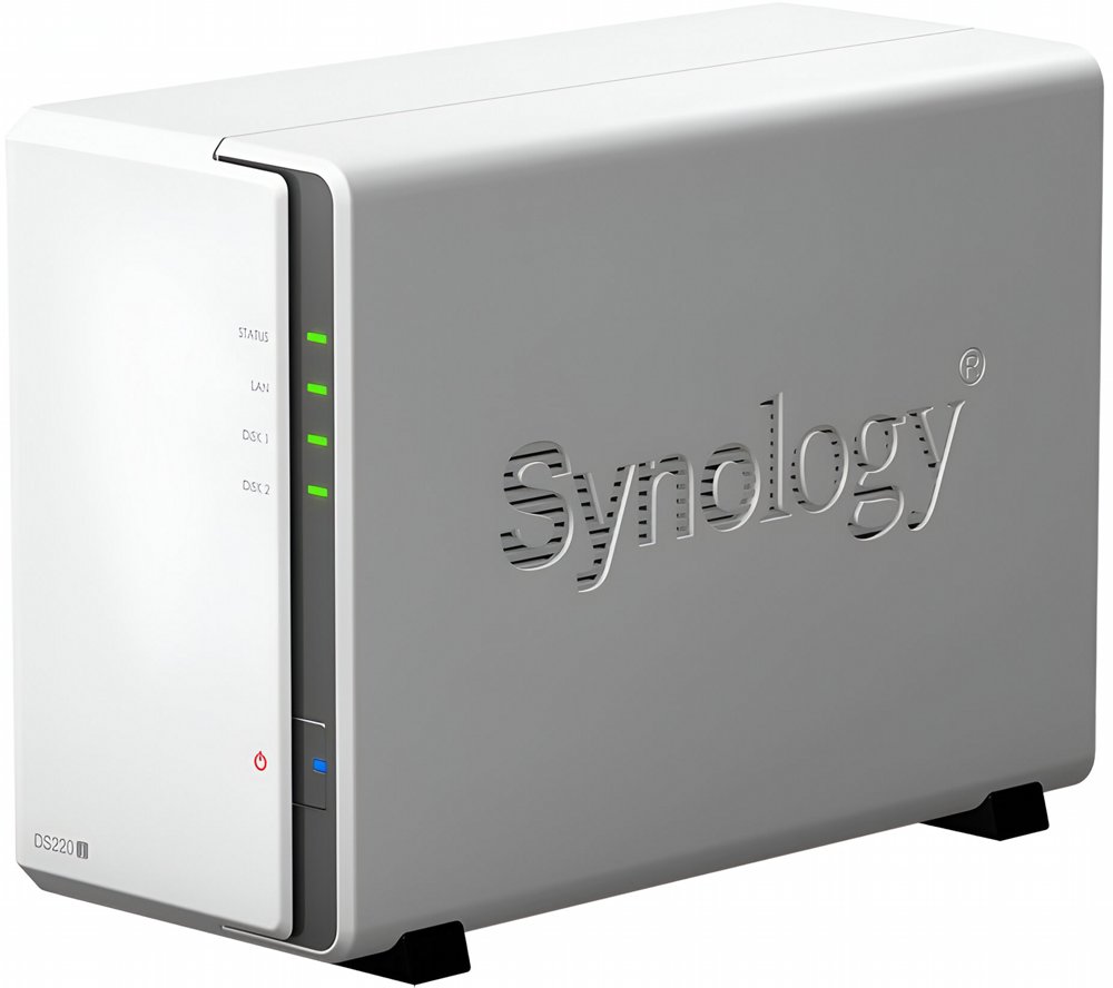 Synology DiskStation DS220J NAS 8TB | 2 Drive Bays | Inclusief 2 x 4TB HDD | 1x Gigabit Ethernet | Wit 3 Synology DiskStation DS220J NAS 8TB | 2 Drive Bays | Inclusief 2 x 4TB HDD | 1x Gigabit Ethernet | Wit - Afbeelding 3