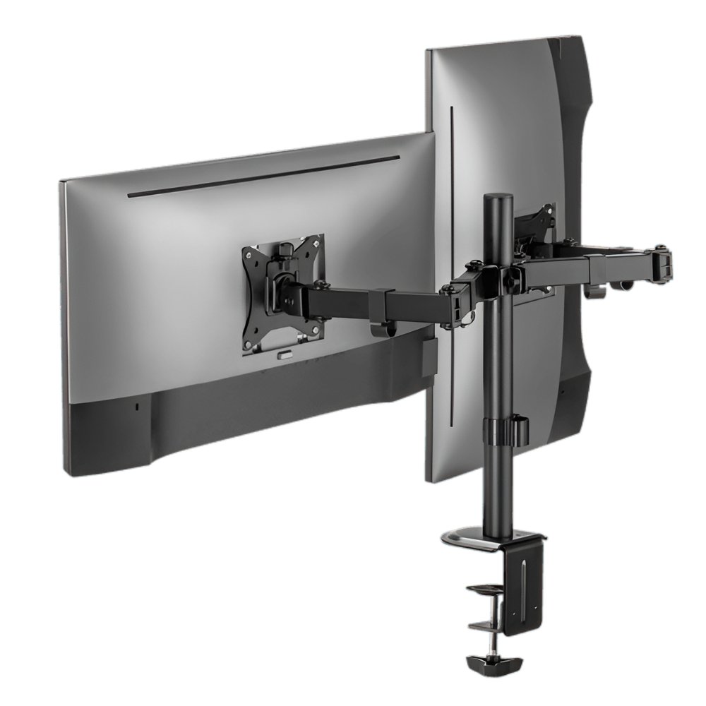 SBOX LCD-352/2-2 | Verstelbare Monitor-bureaubeugel | Tot 32" | Max 9kg | VESA 100x100 | 2 Monitoren 4 SBOX LCD-352/2-2 | Verstelbare Monitor-bureaubeugel | Tot 32" | Max 9kg | VESA 100x100 | 2 Monitoren - Afbeelding 4