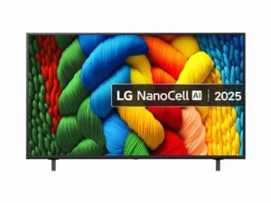 LG NANO80 AI | 55″ 4K Ultra HD NanoCell Smart TV | webOS | HDR10 | 60Hz