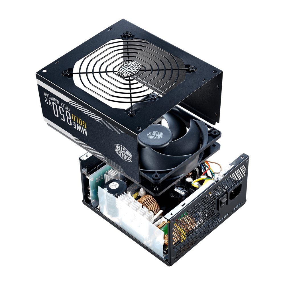 Cooler Master MWE Gold 850 V2 | 850 Watt Gold ATX PSU | Modulair | Power Supply | Voeding 6 Cooler Master MWE Gold 850 V2 | 850 Watt Gold ATX PSU | Modulair | Power Supply | Voeding - Afbeelding 6