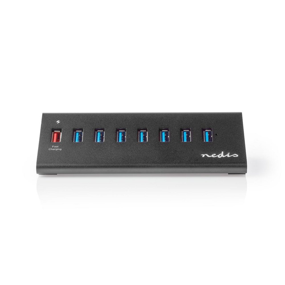 Nedis UHUBUP3810BK interface hub USB 3.2 Gen 1 (3.1 Gen 1) | 8 poorten | Zwart 11 Nedis UHUBUP3810BK interface hub USB 3.2 Gen 1 (3.1 Gen 1) | 8 poorten | Zwart - Afbeelding 11