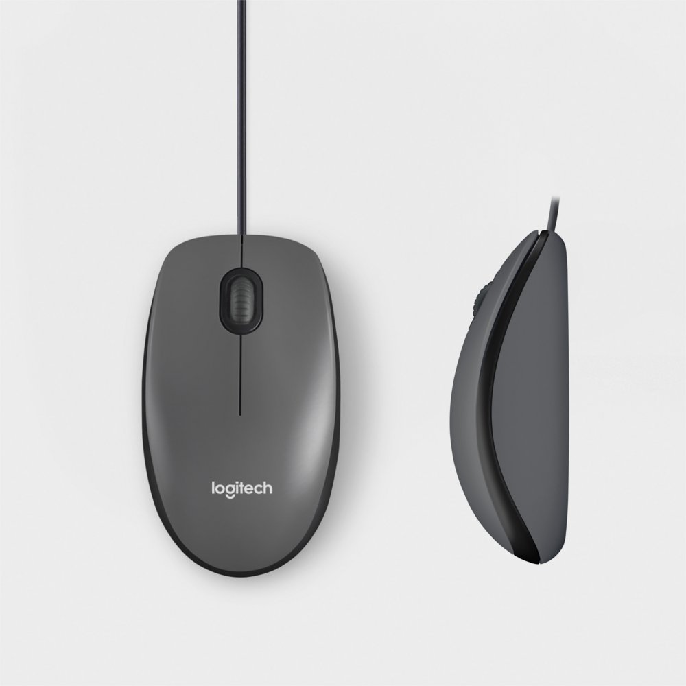Logitech M100 | Bekabelde Muis | Links- en Rechtshandig | USB-A | 1000 DPI | Zwart 6 Logitech M100 | Bekabelde Muis | Links- en Rechtshandig | USB-A | 1000 DPI | Zwart - Afbeelding 6