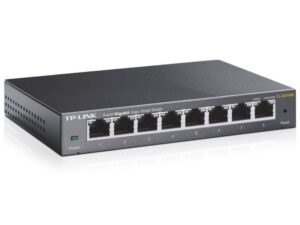 TP-Link TL-SG108S | Unmanaged Switch | 8 Poorten | Gigabit Ethernet (10/100/1000 Mbps) | Desktop