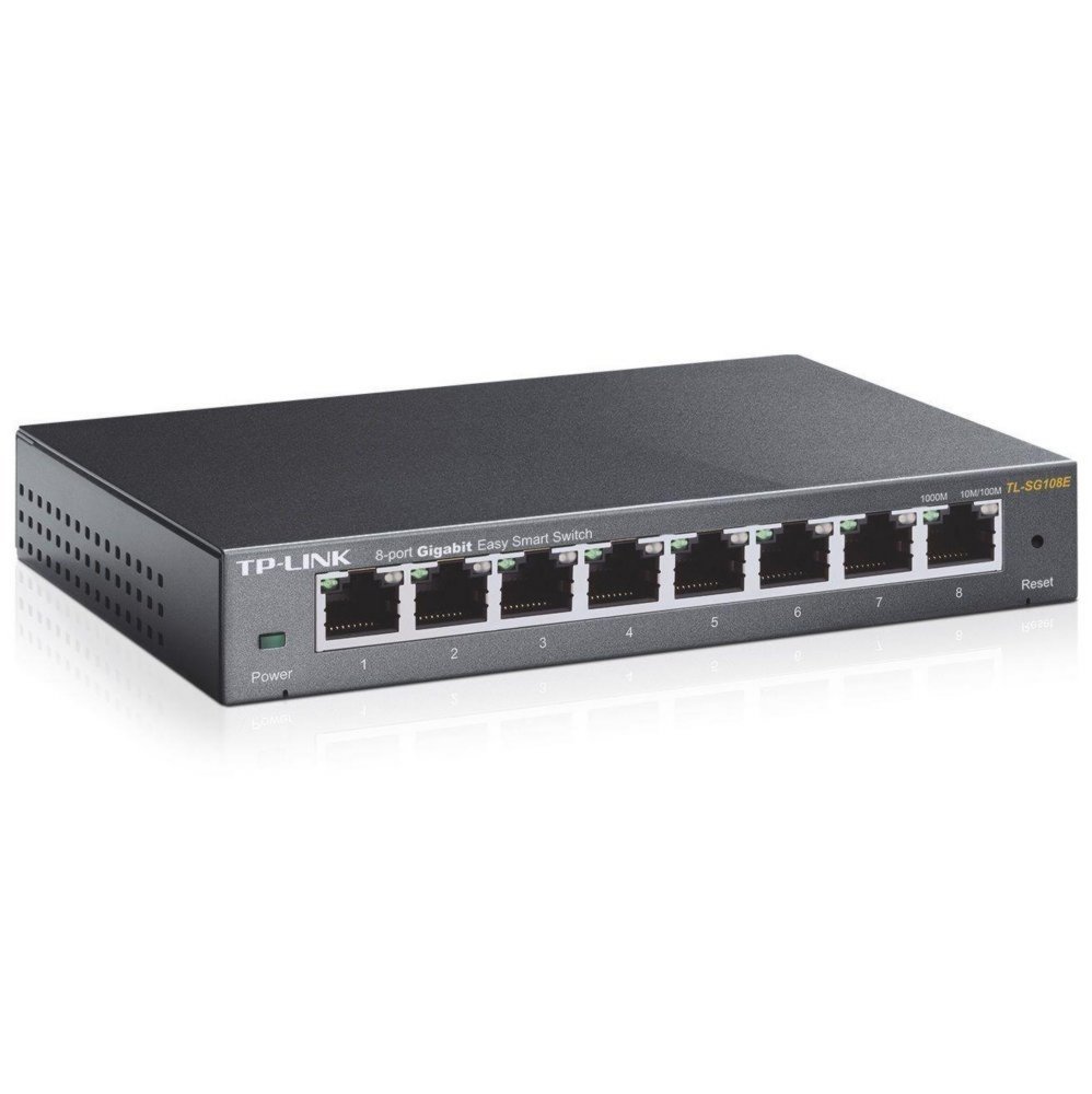 TP-Link TL-SG108S | Unmanaged Switch | 8 Poorten | Gigabit Ethernet (10/100/1000 Mbps) | Desktop 1 TP-Link TL-SG108S | Unmanaged Switch | 8 Poorten | Gigabit Ethernet (10/100/1000 Mbps) | Desktop