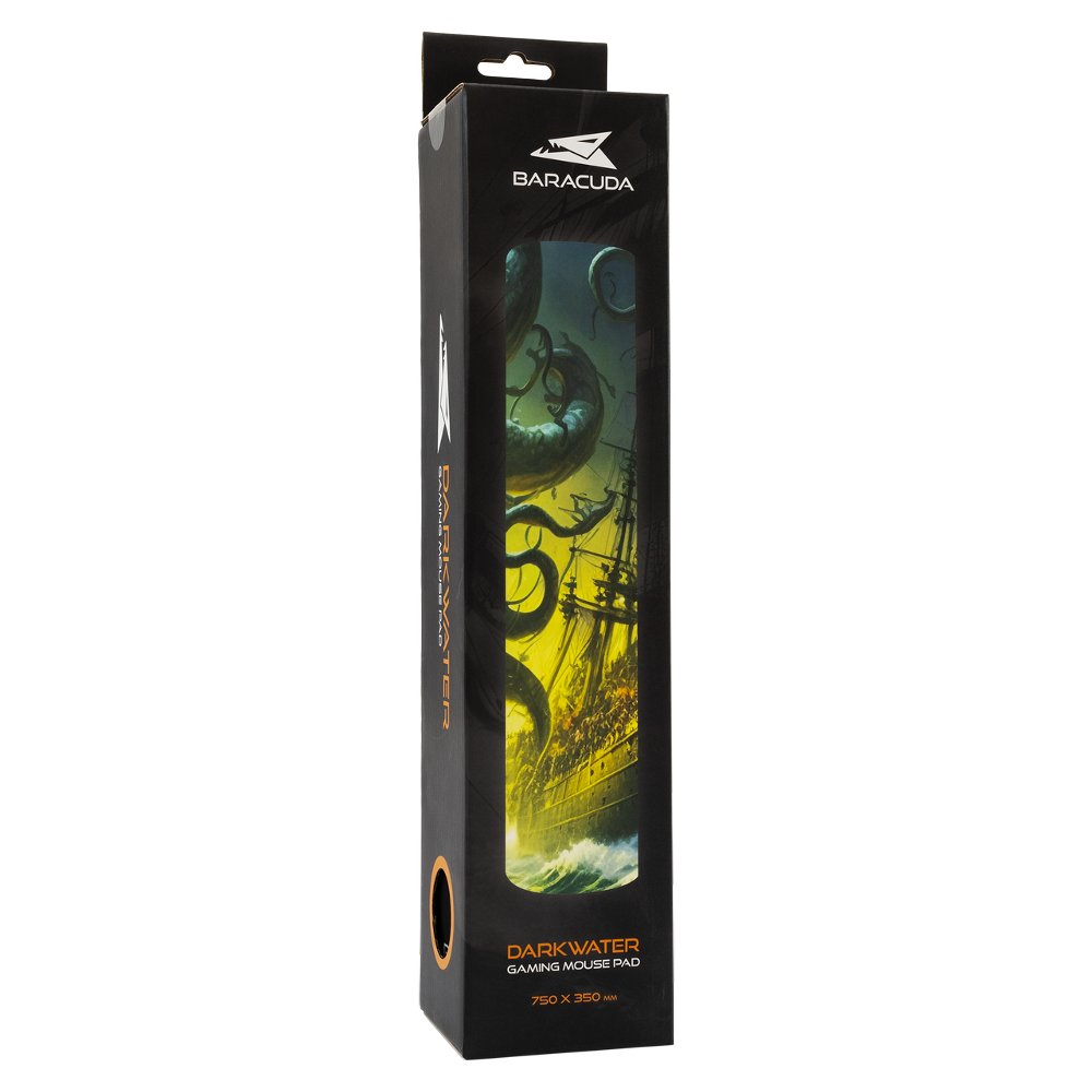 Baracuda DARKWATER | Gaming Mousepad | 75x35cm | Anti-slip 4 Baracuda DARKWATER | Gaming Mousepad | 75x35cm | Anti-slip - Afbeelding 4