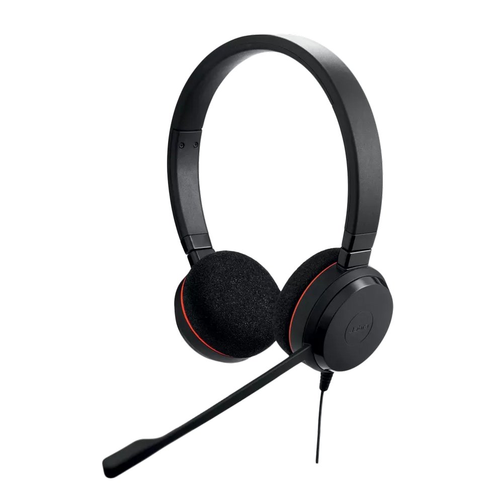 Jabra Evolve 20 MS Duo | Bedrade On-ear Mono Headset | Zwart 1 Jabra Evolve 20 MS Duo | Bedrade On-ear Mono Headset | Zwart