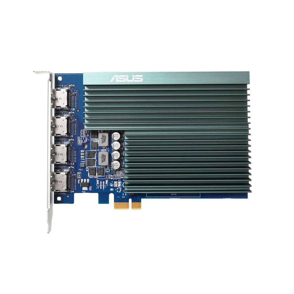 ASUS GT730-4H-SL-2GD5 | NVIDIA GeForce GT 730 | 2GB GDDR5 | Passief gekoeld | 4× HDMI-uitgang 2 ASUS GT730-4H-SL-2GD5 | NVIDIA GeForce GT 730 | 2GB GDDR5 | Passief gekoeld | 4× HDMI-uitgang - Afbeelding 2