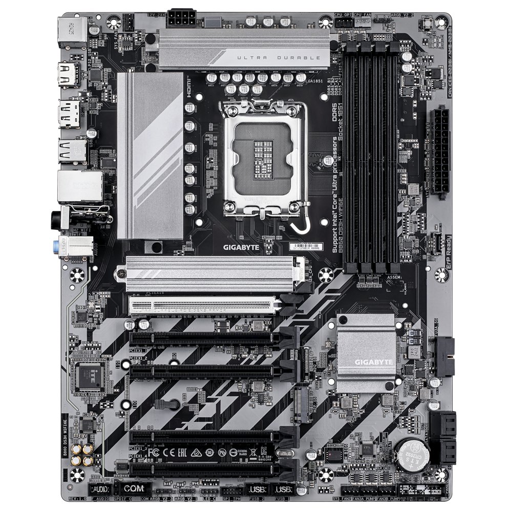 Gigabyte B860 DS3H WIFI6E | Socket LGA 1851 (V1) | Intel B860 | 4xDDR5 | ATX | Moederbord 2 Gigabyte B860 DS3H WIFI6E | Socket LGA 1851 (V1) | Intel B860 | 4xDDR5 | ATX | Moederbord - Afbeelding 2