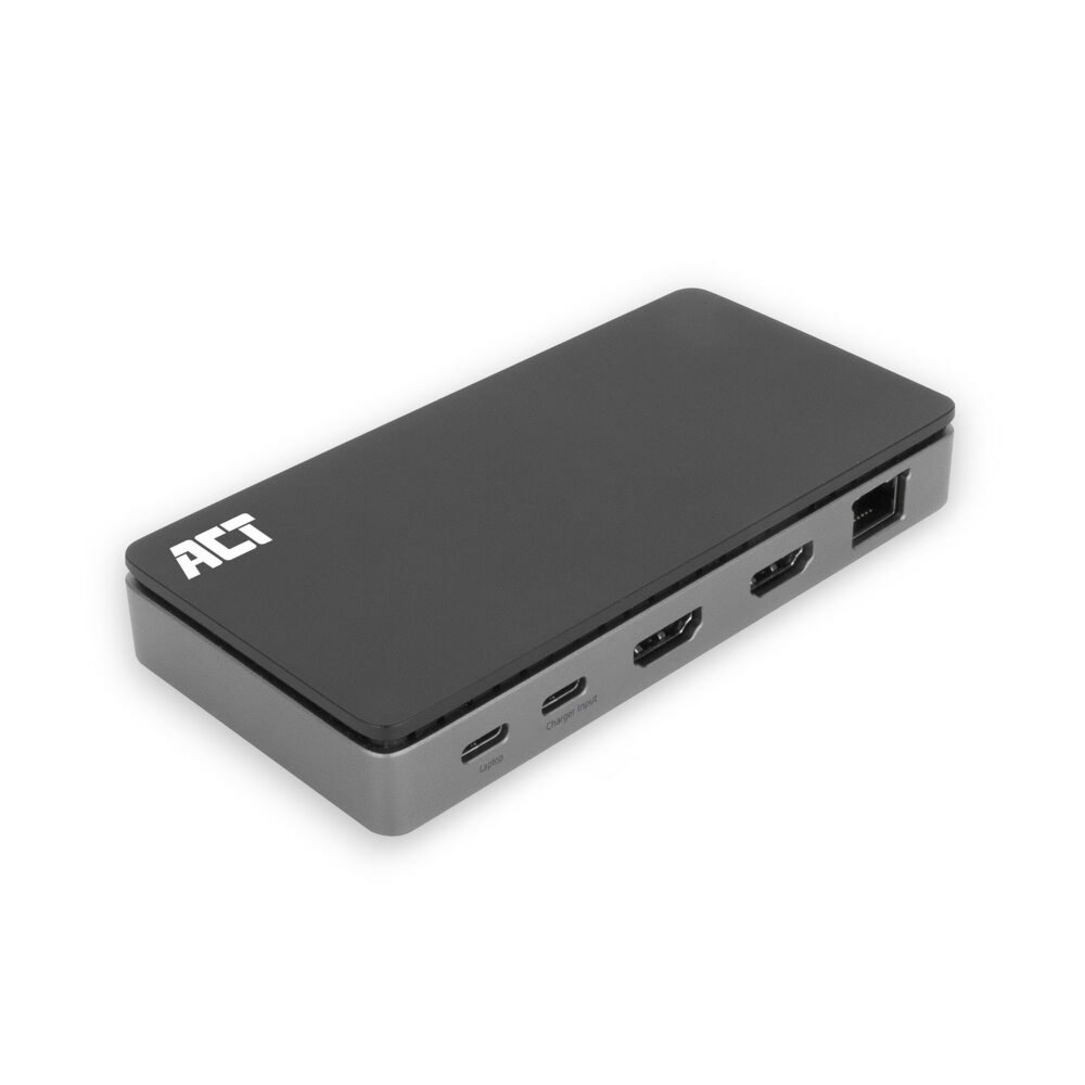 ACT AC7093 | USB-C 4K Docking Station | 2x HDMI + Ethernet + USB-C/USB-A + PD | 1m Kabel 1 ACT AC7093 | USB-C 4K Docking Station | 2x HDMI + Ethernet + USB-C/USB-A + PD | 1m Kabel