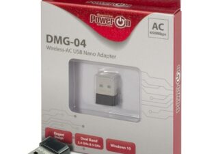 Inter-Tech DMG-04 | Wi-Fi 5 USB Nano Adapter | 433 Mbps (5 GHz) / 200 Mbps (2
