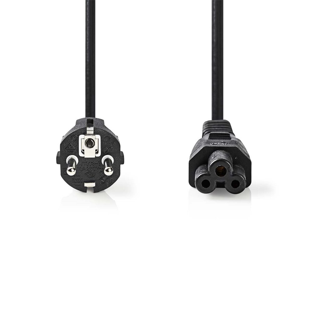 Nedis CEGL10130BK20 | Elektriciteitssnoer | 2 m | CEE 7/17 naar CEE 16/5 | Zwart 2 Nedis CEGL10130BK20 | Elektriciteitssnoer | 2 m | CEE 7/17 naar CEE 16/5 | Zwart - Afbeelding 2