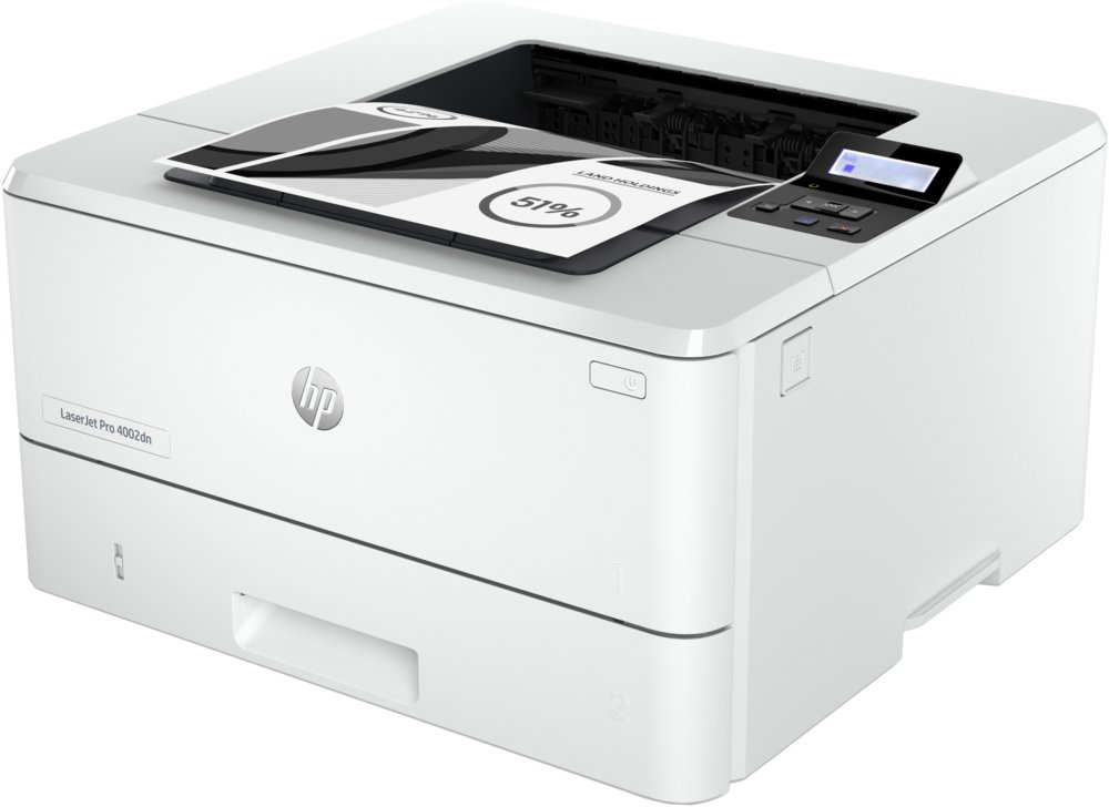 HP LaserJet Pro 4002dn | Zwart-wit Laserprinter | Dubbelzijdig printen | 40 ppm | Ethernet | Voor MKB | Compact & Energiezuinig 2 HP LaserJet Pro 4002dn | Zwart-wit Laserprinter | Dubbelzijdig printen | 40 ppm | Ethernet | Voor MKB | Compact & Energiezuinig - Afbeelding 2