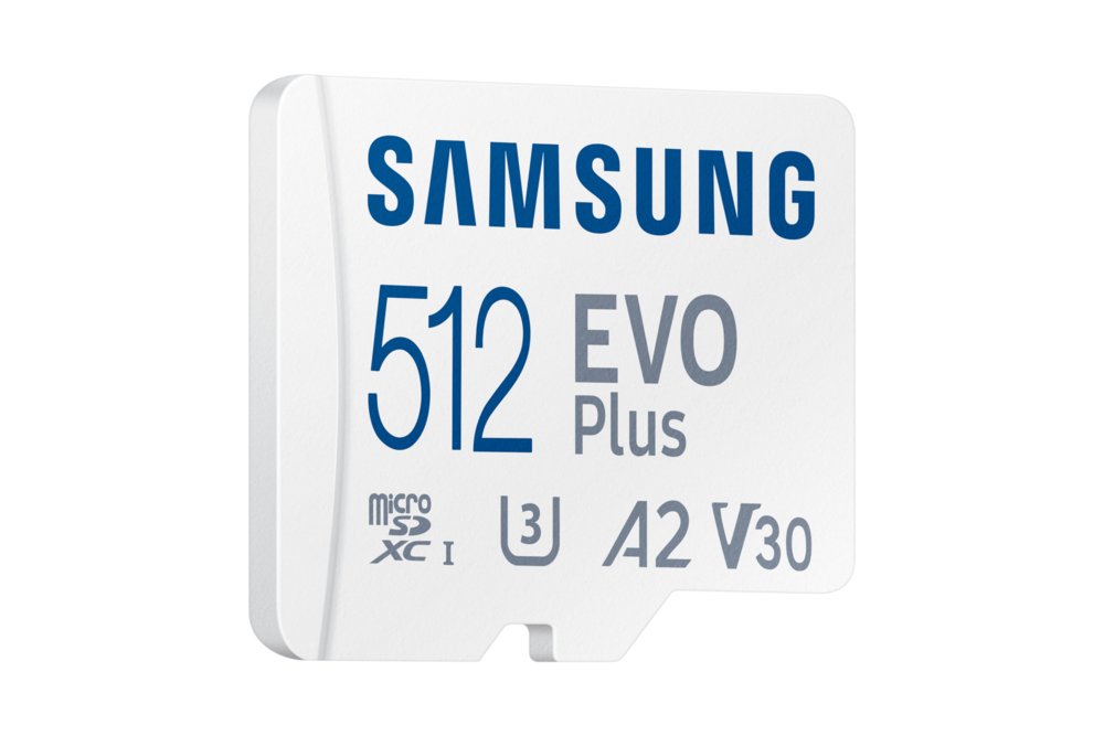 Samsung EVO Plus | MicroSDXC | 512GB | Class 10 | UHS-I U3 | V30 | A2 | Tot 160MB/s | Inclusief adapter 4 Samsung EVO Plus | MicroSDXC | 512GB | Class 10 | UHS-I U3 | V30 | A2 | Tot 160MB/s | Inclusief adapter - Afbeelding 4