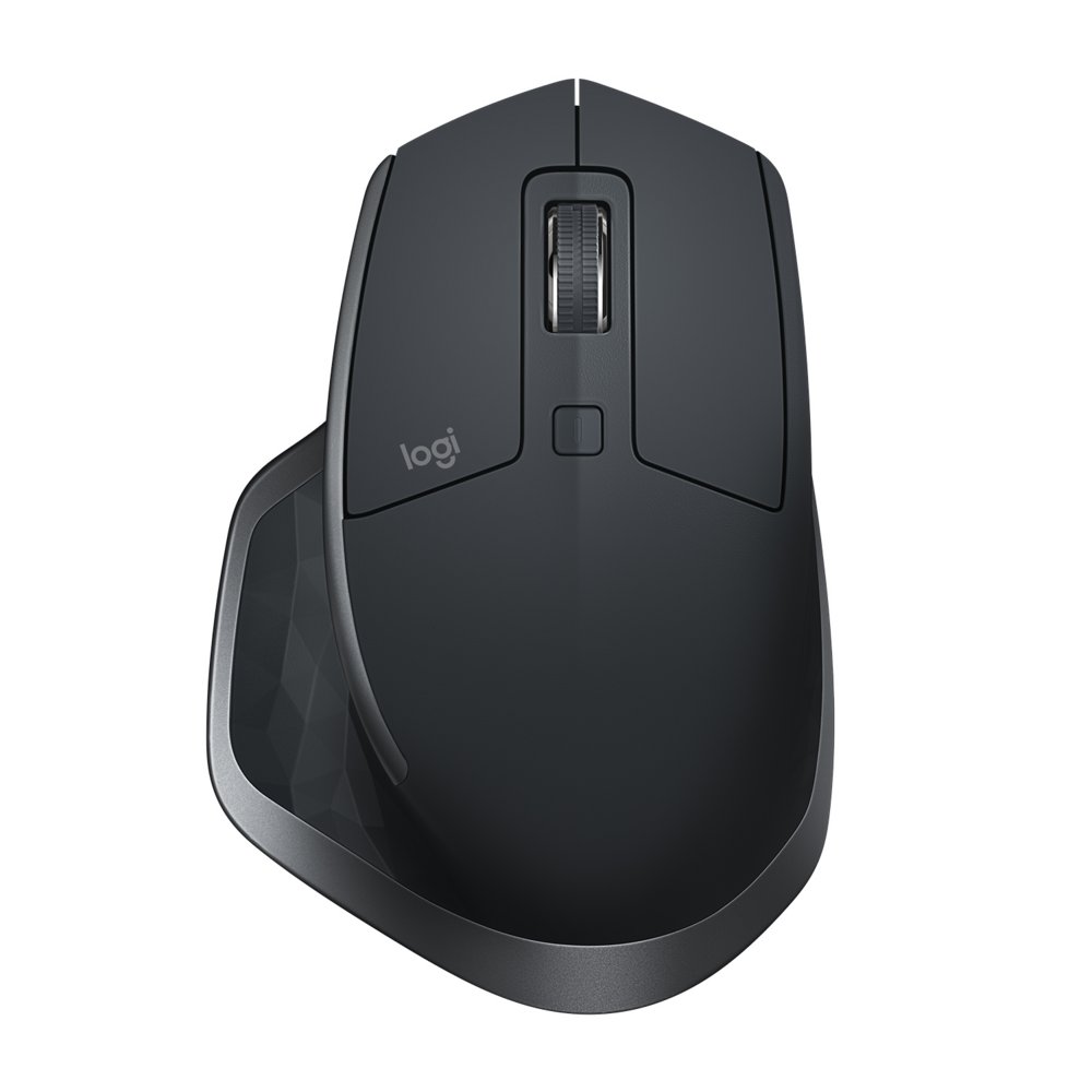Logitech MX Master 2S | Draadloze Muis | Rechtshandig | RF + Bluetooth | 4000 DPI | Grafiet 2 Logitech MX Master 2S | Draadloze Muis | Rechtshandig | RF + Bluetooth | 4000 DPI | Grafiet - Afbeelding 2