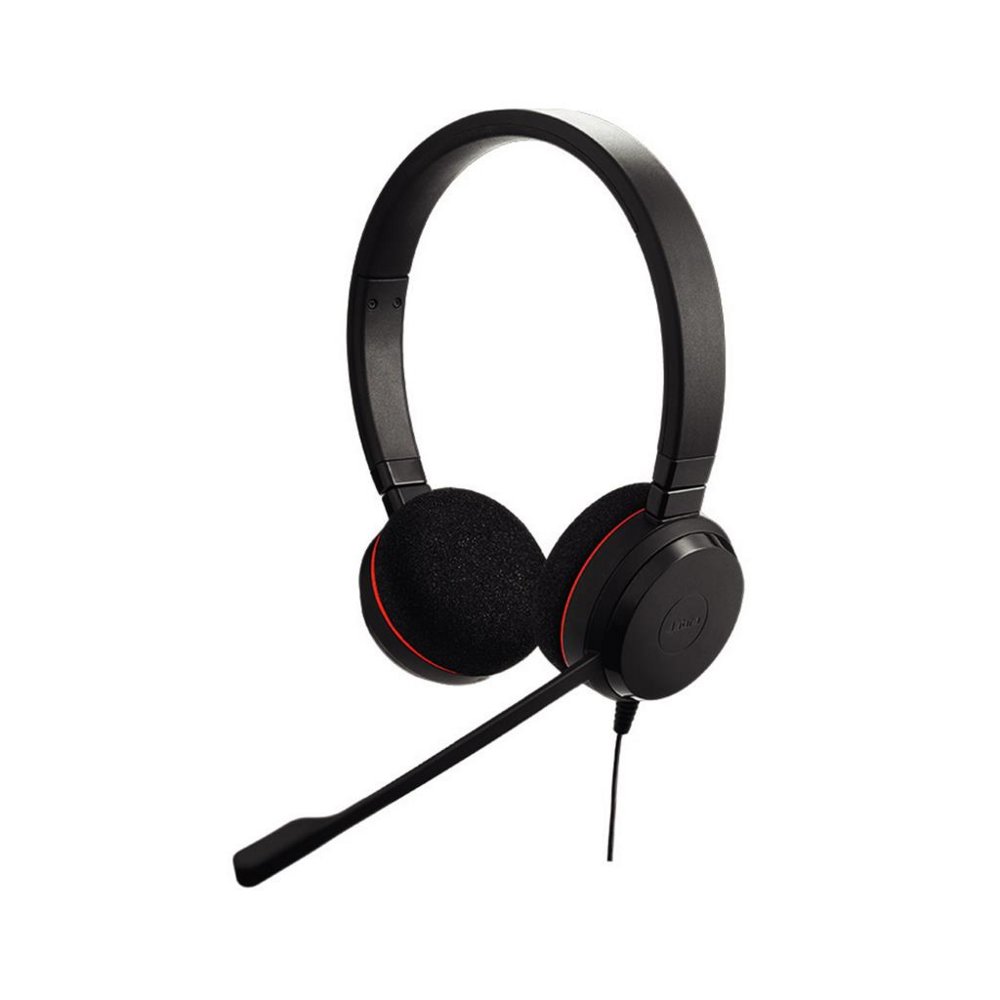 Jabra Evolve 20 UC | Bedrade On-ear Stereo Headset | USB Type-A | Zwart 1 Jabra Evolve 20 UC | Bedrade On-ear Stereo Headset | USB Type-A | Zwart