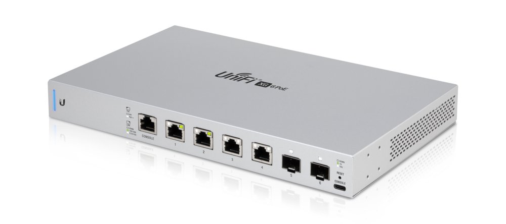 Ubiquiti UniFi US-XG-6POE | Managed Switch | 6 Poorten | 10G Ethernet (100/1000/10000) | Power over Ethernet (PoE) | 1U | Grijs 3 Ubiquiti UniFi US-XG-6POE | Managed Switch | 6 Poorten | 10G Ethernet (100/1000/10000) | Power over Ethernet (PoE) | 1U | Grijs - Afbeelding 3