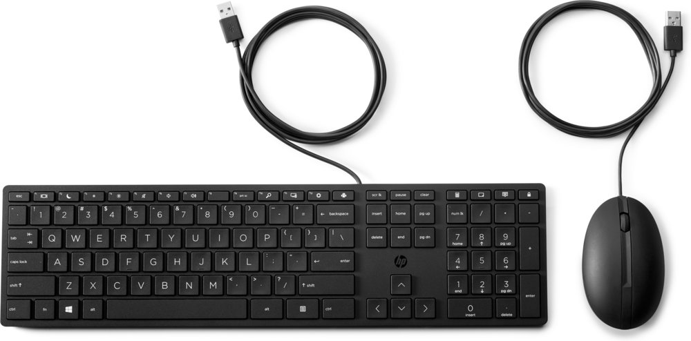 HP Wired Desktop 320MK | Bedrade Muis en Toetsenbordcombo | QWERTY 1 HP Wired Desktop 320MK | Bedrade Muis en Toetsenbordcombo | QWERTY