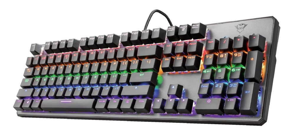 Trust GXT 865 Asta RGB | Bedraad Gaming Toetsenbord | Mechanisch | Qwerty 1 Trust GXT 865 Asta RGB | Bedraad Gaming Toetsenbord | Mechanisch | Qwerty