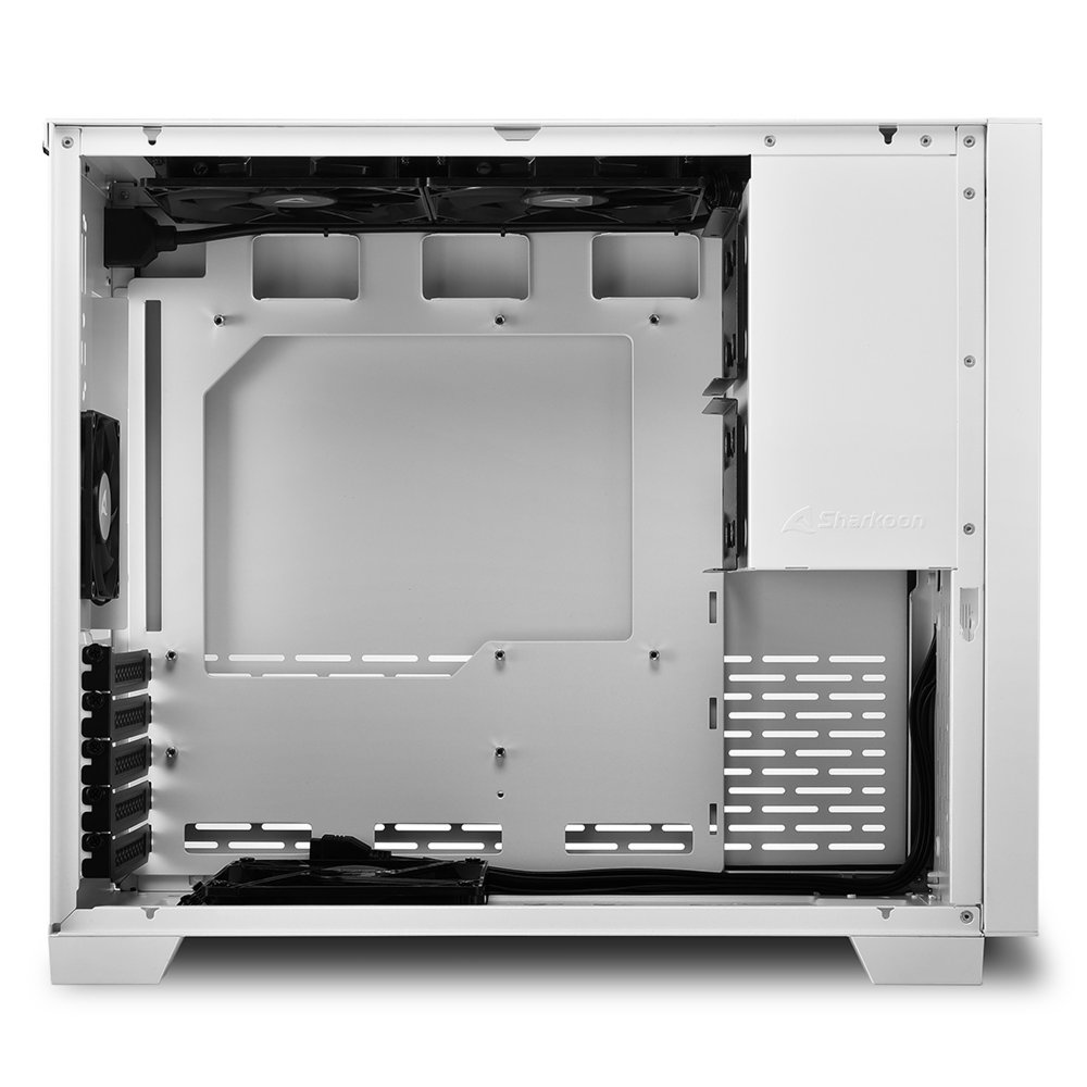 Sharkoon MS-Y1000 | Micro Tower Case | Wit 6 Sharkoon MS-Y1000 | Micro Tower Case | Wit - Afbeelding 6