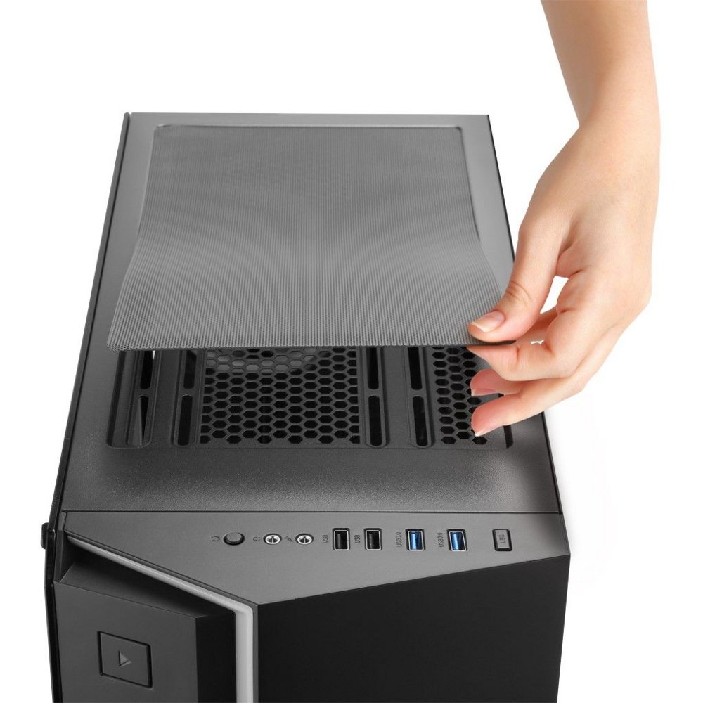 Inter-Tech S-3906 Renegade RGB | Midi Tower Case | Zwart 8 Inter-Tech S-3906 Renegade RGB | Midi Tower Case | Zwart - Afbeelding 8